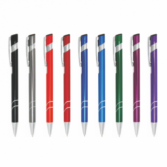 Kugelschreiber "Star" mit einseitiger Gravur hellblau