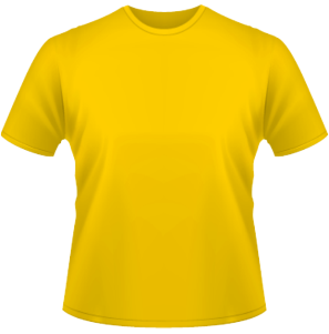 Standard T-Shirt Männer gelb | S