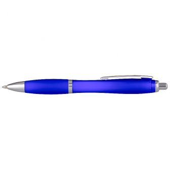 Kugelschreiber Alpen Blau-Transparent