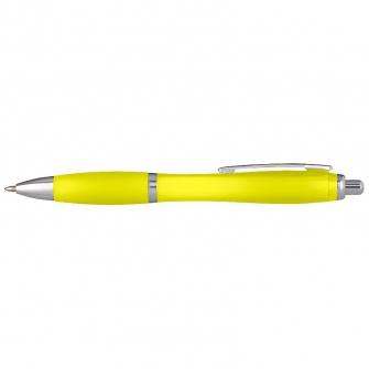 Kugelschreiber Alpen Gelb-Transparent