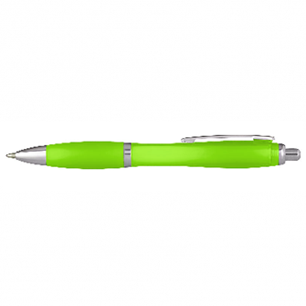 Kugelschreiber Alpen hellgrün-Transparent